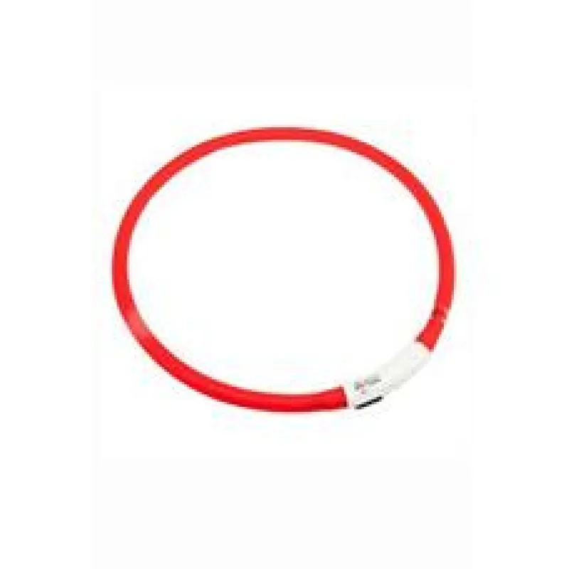 Obojek USB Visio Light 70cm Modrý