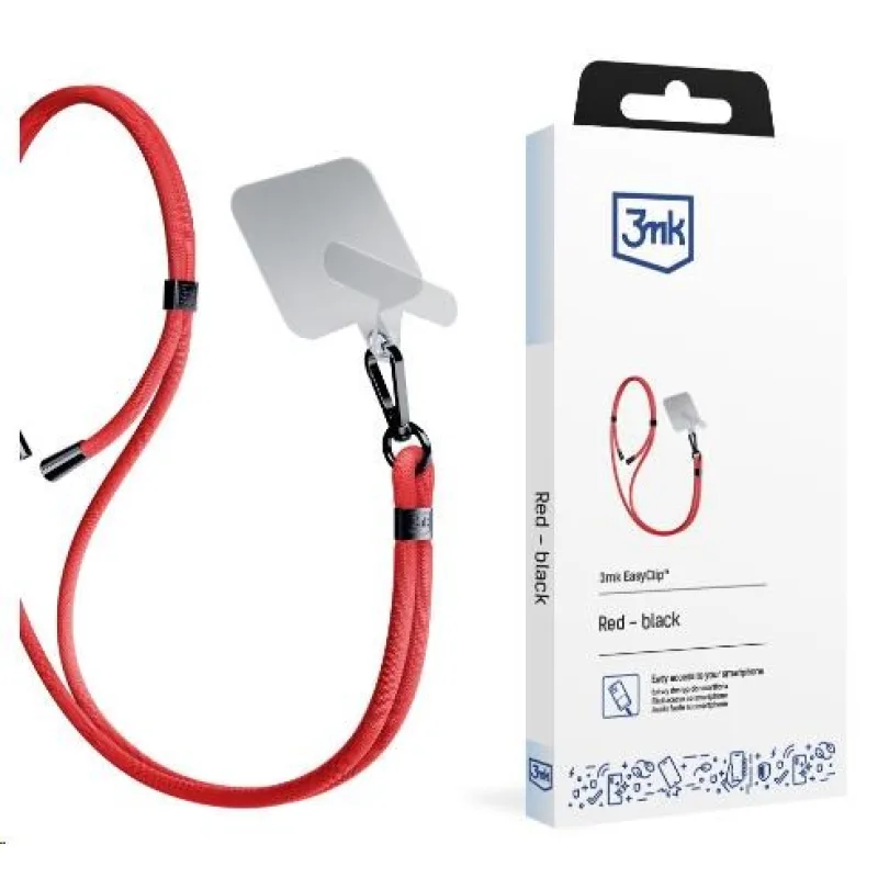 3mk EasyClip Red (black) 5903108568685