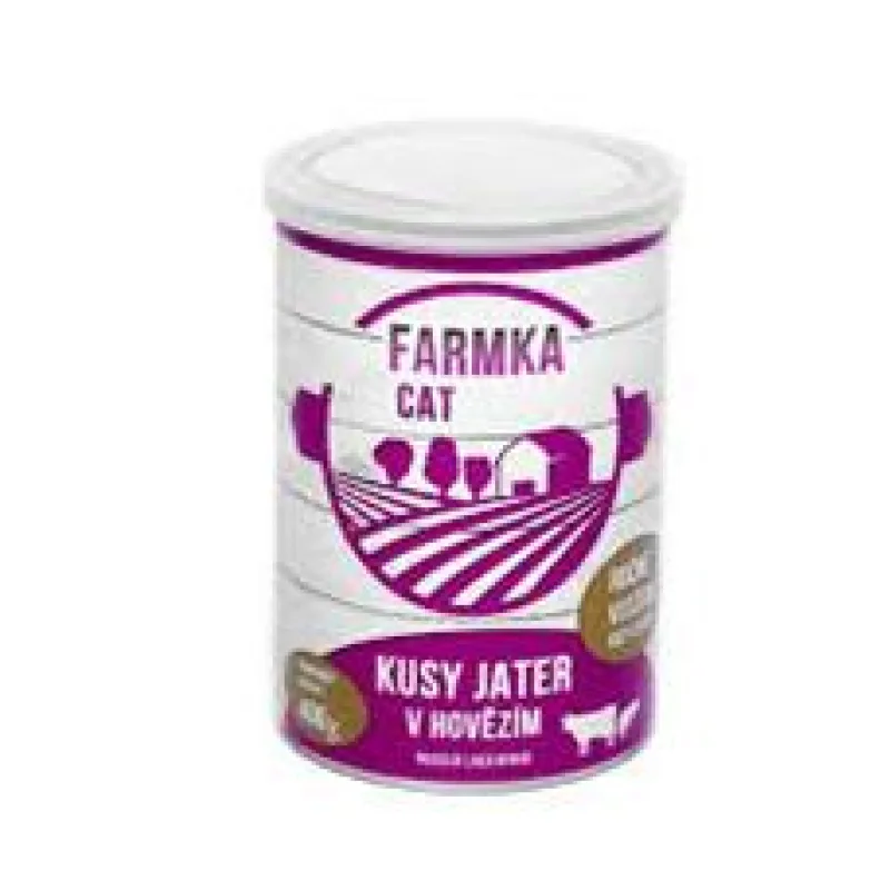 FARMKA Cat s játry, konzerva 800g