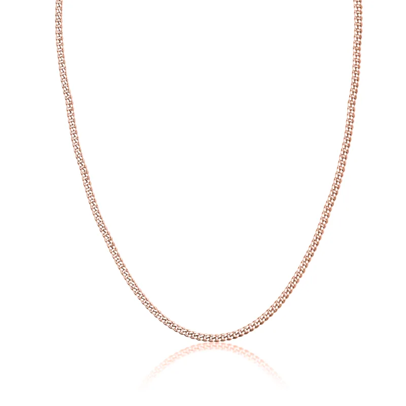 JVD Dámský stříbrný rose gold řetízek SVLCGD00RJ13545