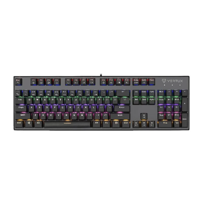 Vertux Gaming Tactical Advance Performance Mechanical Keyboard - Black …