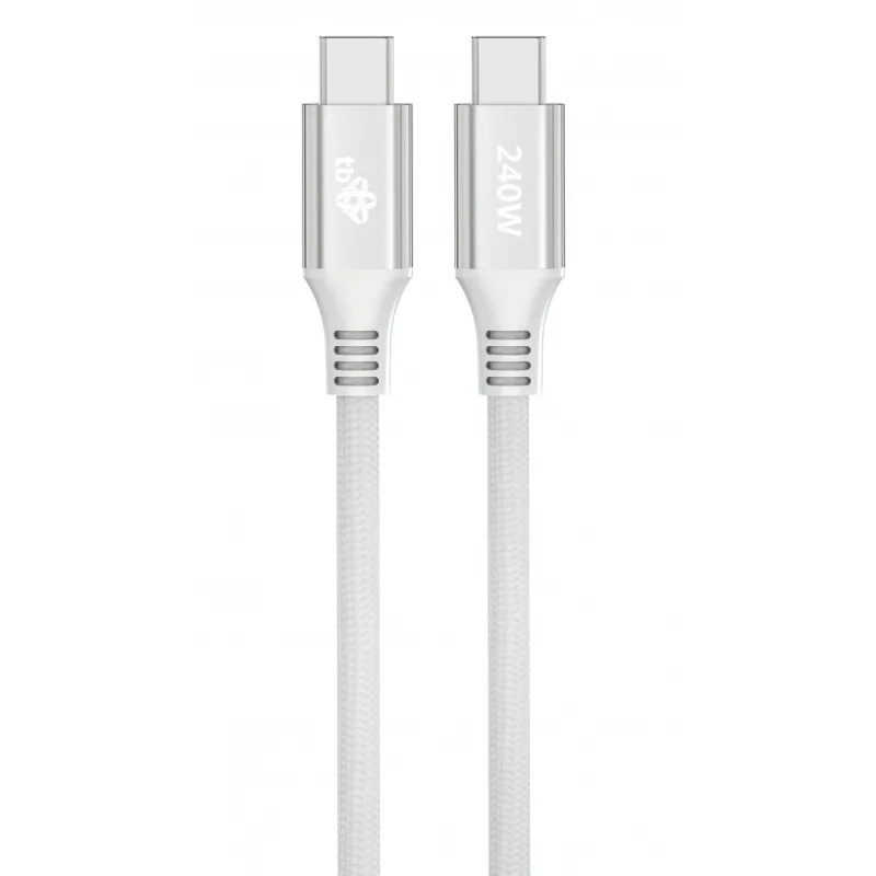 TB Touch USB C - USB C 240W, 1m biely AKTBXKUCCOSI10W