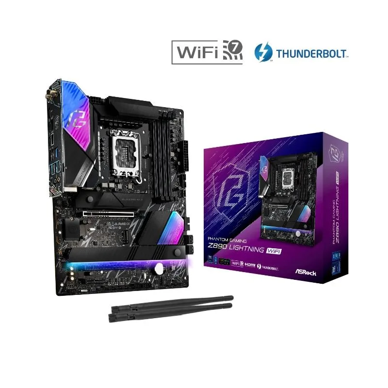 ASRock MB Sc LGA1851 Z890 LIGHTNING WIFI, Intel Z890, 4xDDR5, 1xHDMI, …