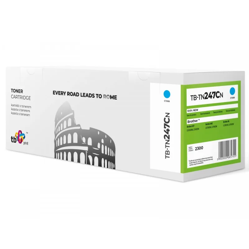 Toner TB kompat. s Brother TN247C, TB-TN247CN CY 100% new TB-TN247CN