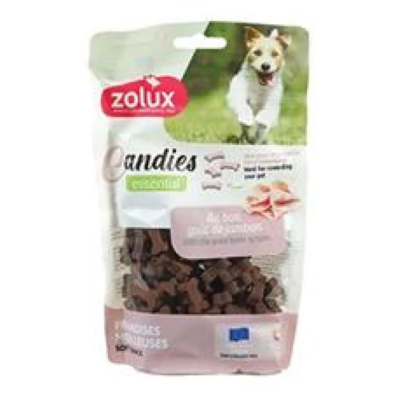 Pochoutka pes CANDIES kostičky šunkové Zolux 150g