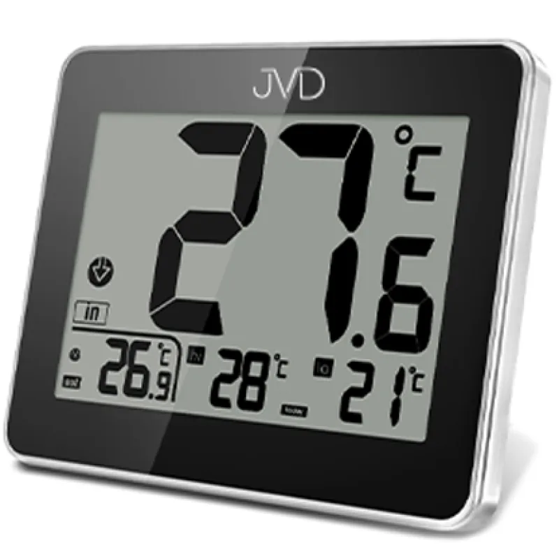 Digitální vnitřní a venkovní teploměr JVD T713