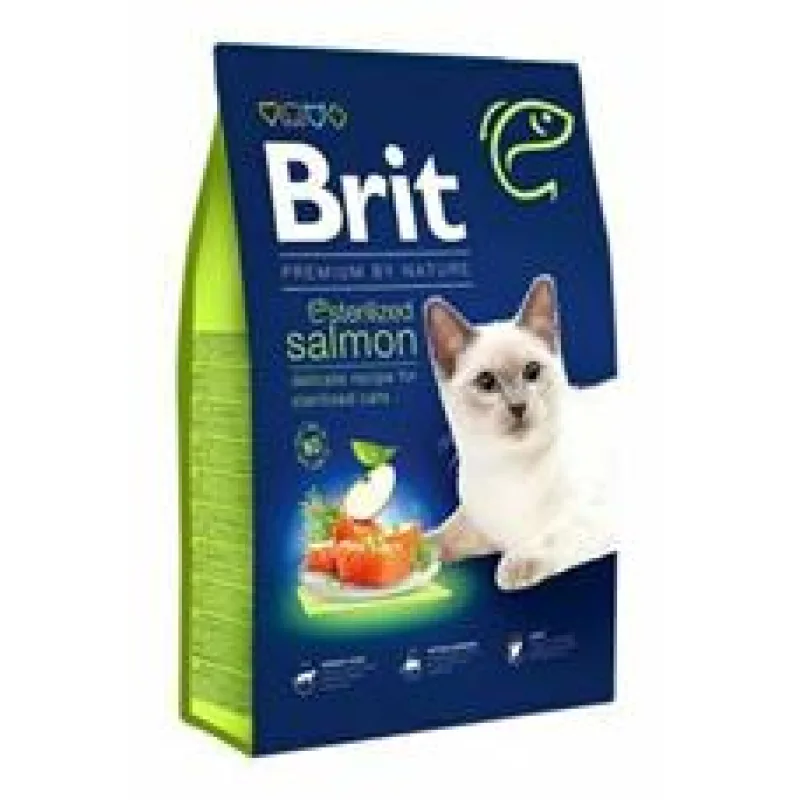Brit Premium by Nature Cat Sterilized Salmon 800 g 