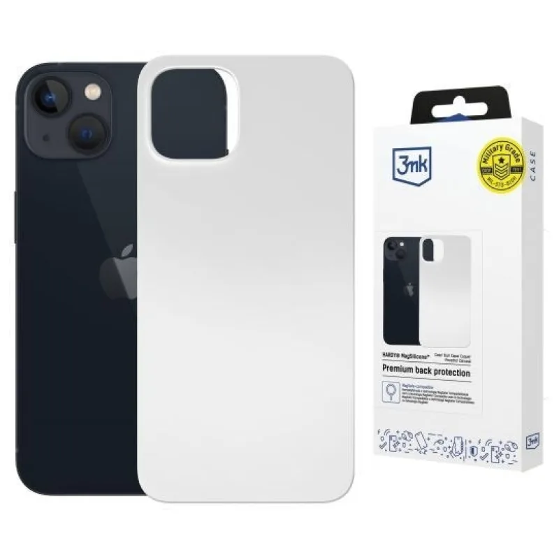 3mk ochranný kryt HARDY MagSilicone pro Apple iPhone 15 Silver-White…