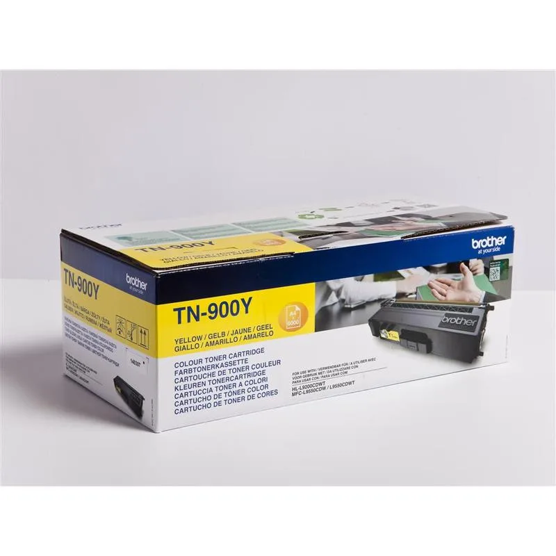 Brother TN-900Y, toner žltá, 6 000 str. TN900Y