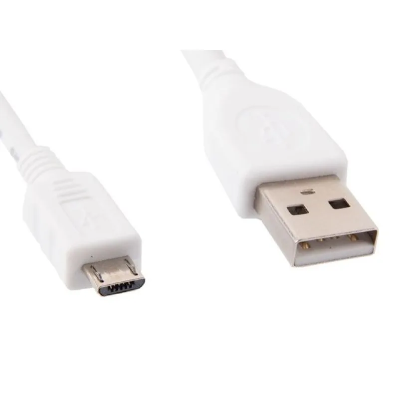 GEMBIRD kábel microUSB - USB, 1m, biely CCP-MUSB2-AMBM-W-1M