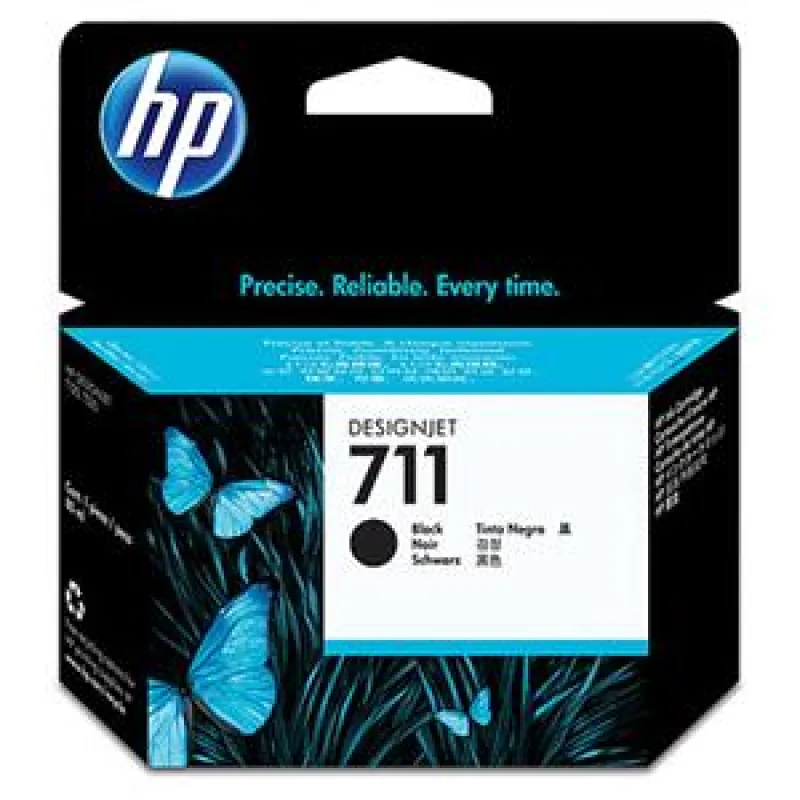 HP no 711 - čierna atramentová kazeta veľká, CZ133A CZ133A