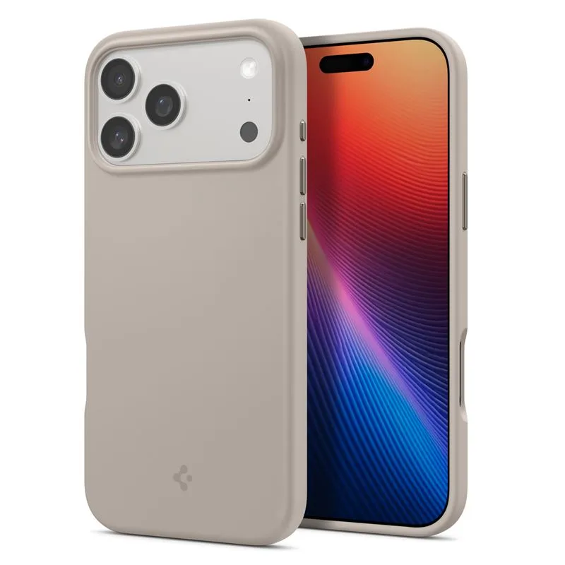 Spigen kryt Silicone Fit Magsafe pre iPhone 17 Pro - Stone ACS10337