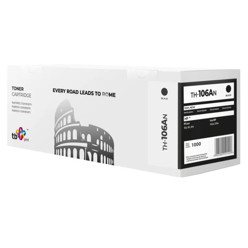 Toner TB kompat. s HP 106A, čierna, NEW TH-106AN