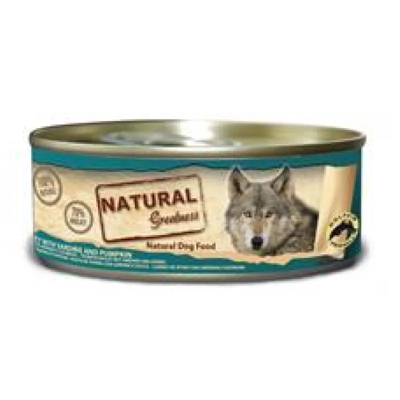 Natural Greatness filet tuňák+krevety, konzerva pro psy 156g