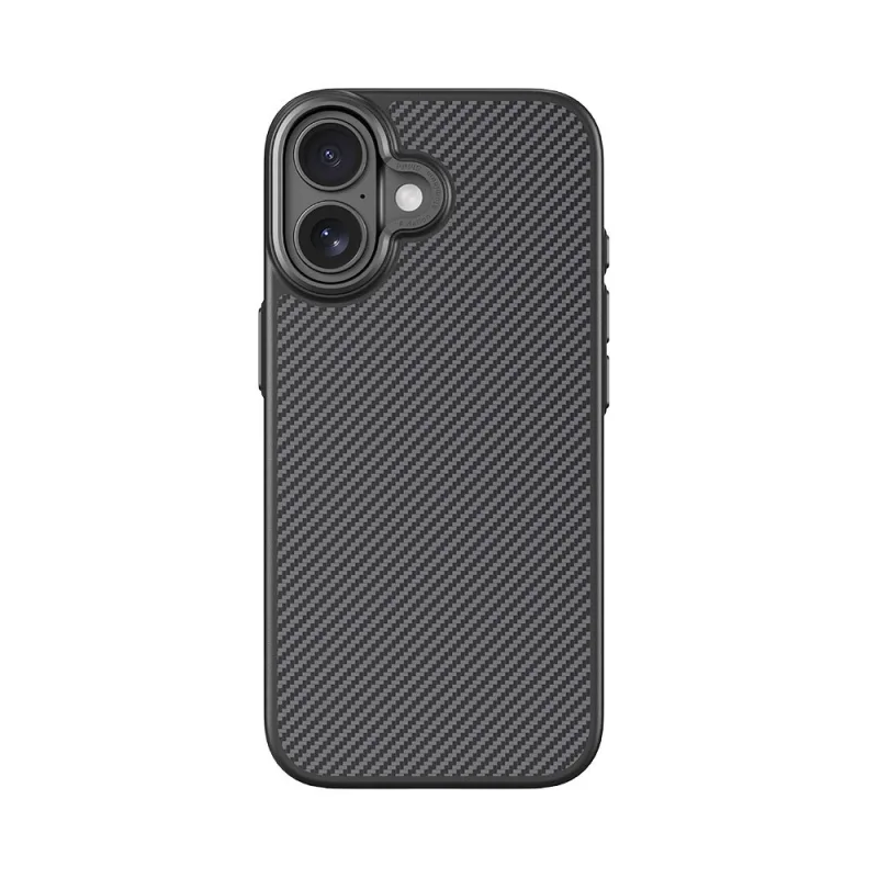 Comma kryt Kevlar Magnetic Shockproof Case pre iPhone 17 - Black…