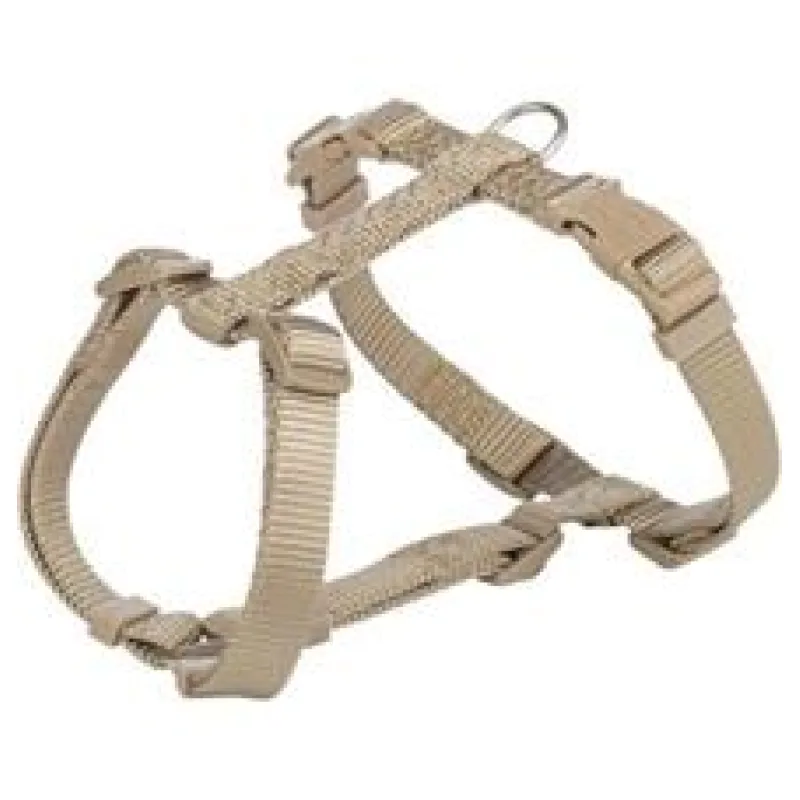 H-postroj PREMIUM, písková XXS-XS:hruď:20-32cm/10mm