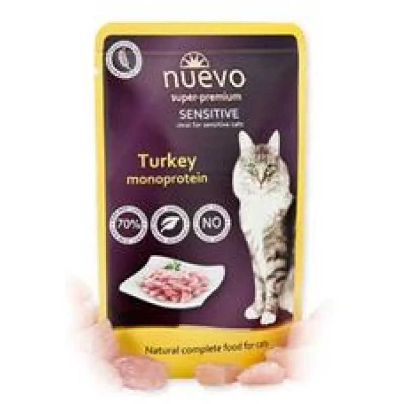 Nuevo kočka sensitive Krůtí monoprotein 85 g