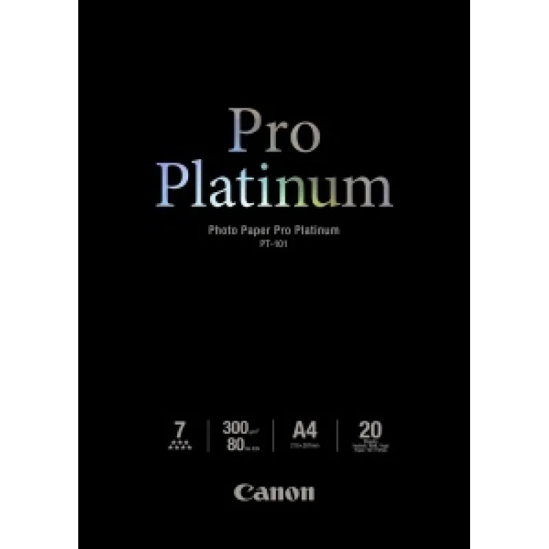 Canon PT-101, A4 fotopapier lesklý, 20ks, 300g/ m 2768B016