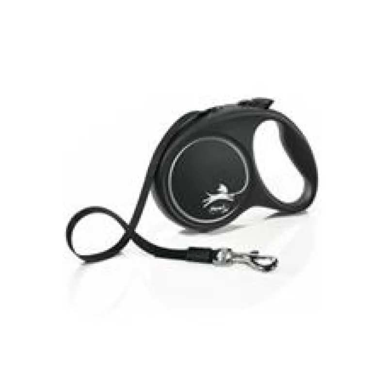 Vodítko FLEXI Black Design L pásek 5m/50kg růžová NEW