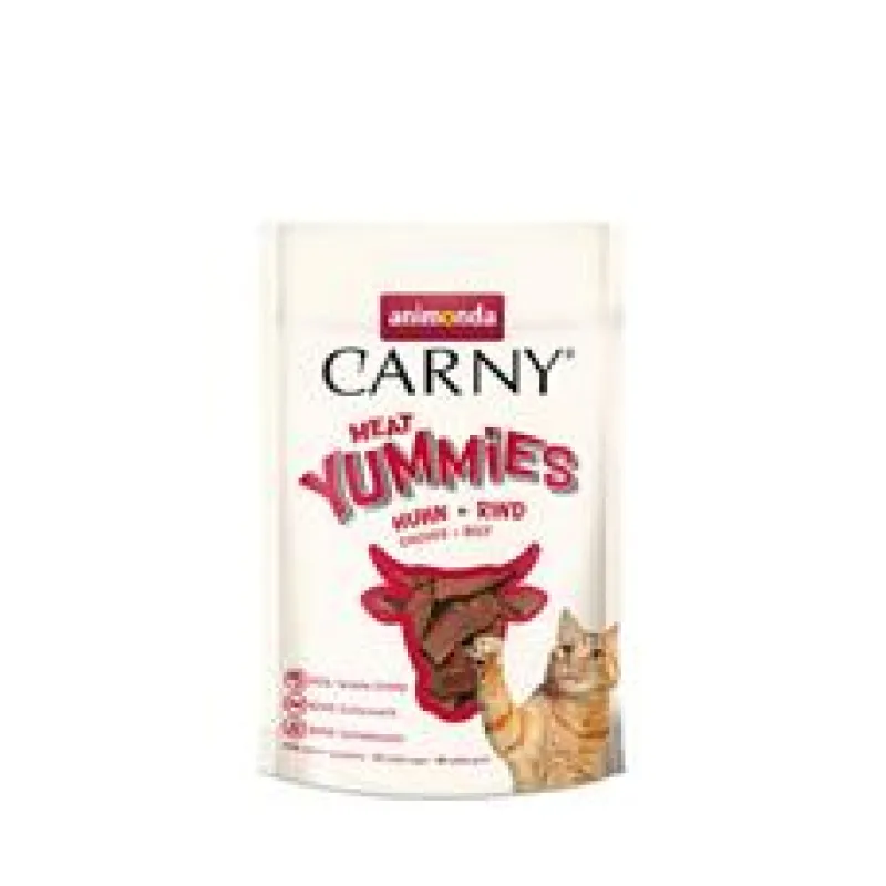 ANIMONDA Carny Adult Meat Yummies - kuře + hovězí 50g