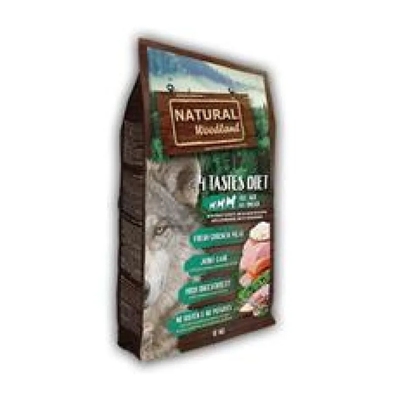 Natural Woodland 4 TASTES Diet 10 kg