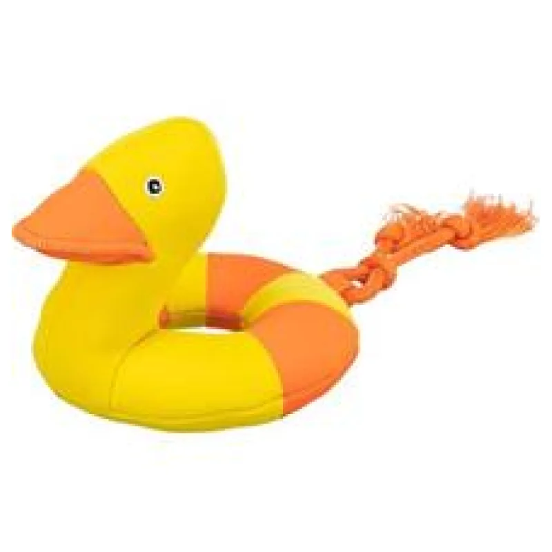 Aqua Toy plovoucí kachnička na laně, tkania 20 x 36 cm