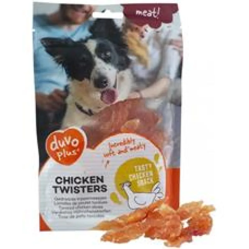 Duvo+ dog Meat! Chicken twisters 80g