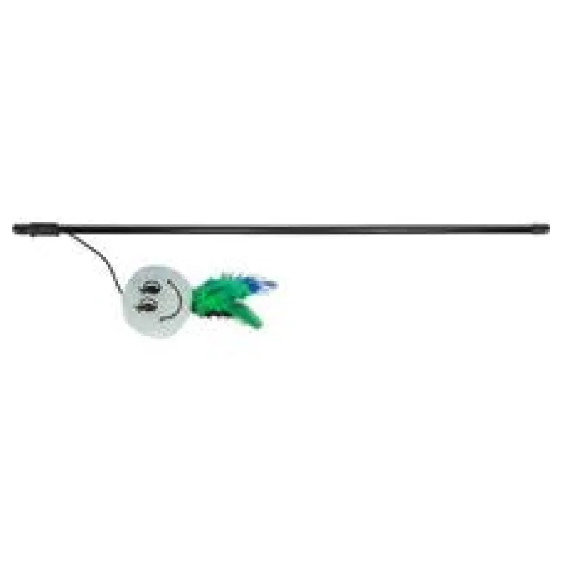 Udice s plyšovou hračkou SMAJLÍK s peřím 50 cm 50 cm