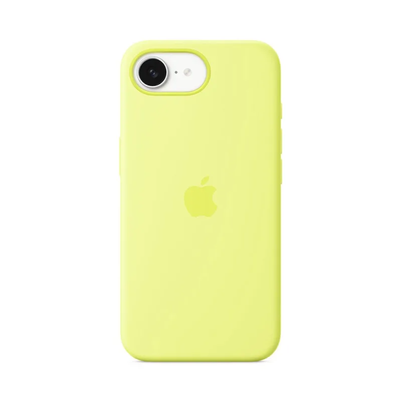 iPhone 16e Silicone Case – Neon Yellow MGYW4ZM/A