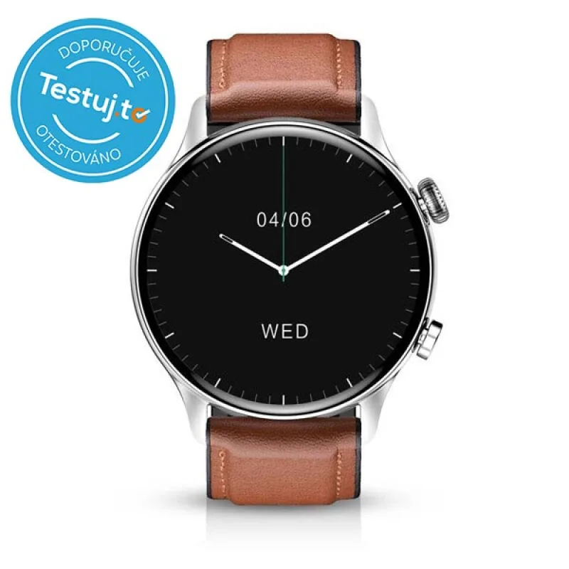 Niceboy WATCH GTR Silver, vystavený, záruka 21 mesiacov watch-GTR-silver