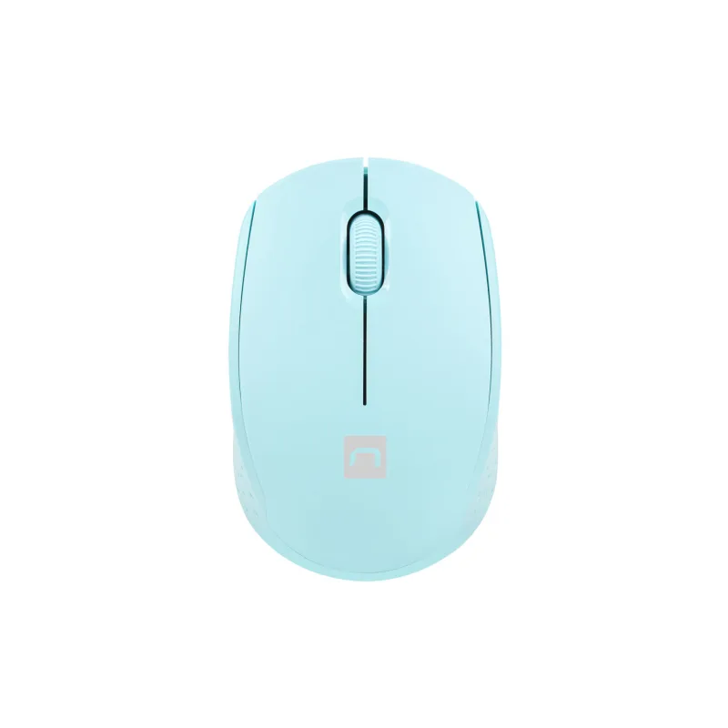 Myš Natec STORK/ Kancelárska/ Optická/ 1 600 DPI/ Bezdrôtová USB/ Modrá…