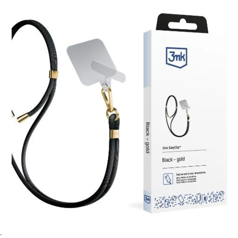 3mk EasyClip Black (gold) 5903108568593