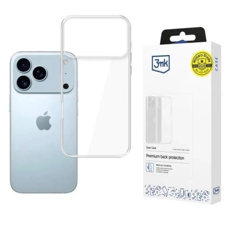 3mk ochranný kryt Clear Case pro Apple iPhone 17 Pro 5903108664844