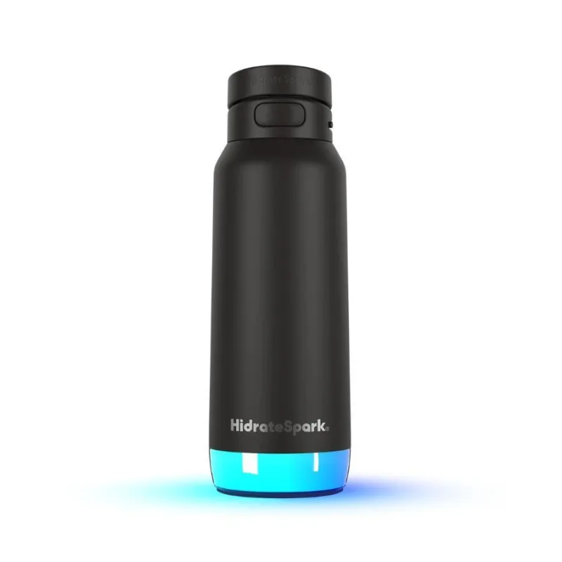 HidrateSpark PRO 2 chytrá lahev s brčkem, 950 ml, černá HI-32S-02