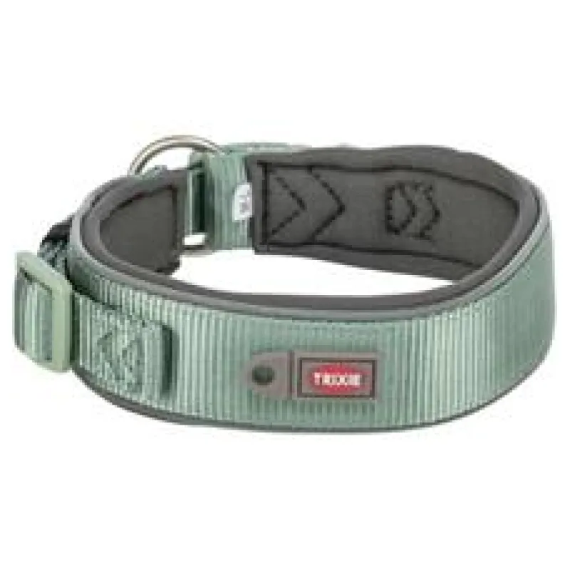 PREMIUM obojek EXTRA široký, šalvěj/grafit L: 46-55 cm/50 mm