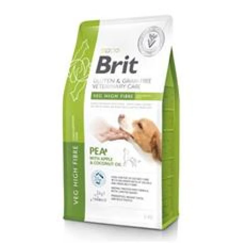 Brit VD Dog GF Veg High Fibre 2kg