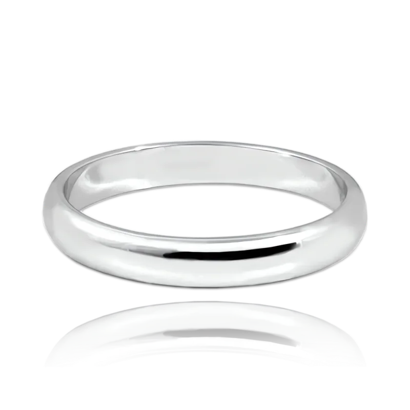 MINET+ Stříbrný snubní prsten 3.5 mm - vel. 52 JMAN0448SR52