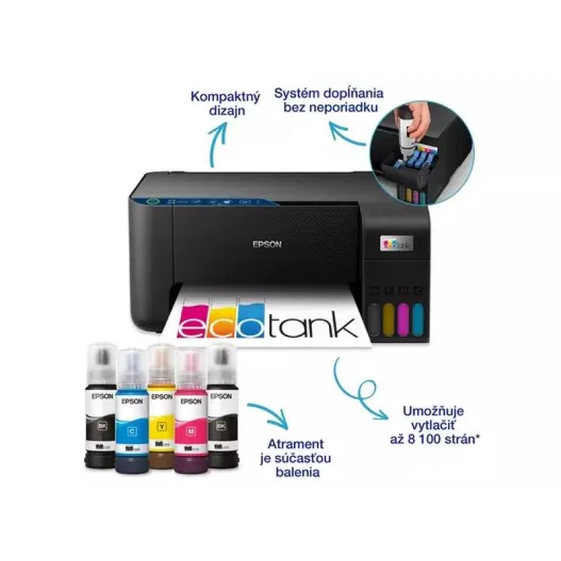 Epson EcoTank L3271 A4 color MFP, USB, WiFi_retail C11CJ67435