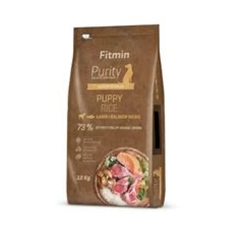 Fitmin kompletní krmivo pro psy Purity Rice Puppy Lamb&Salmon 12 kg