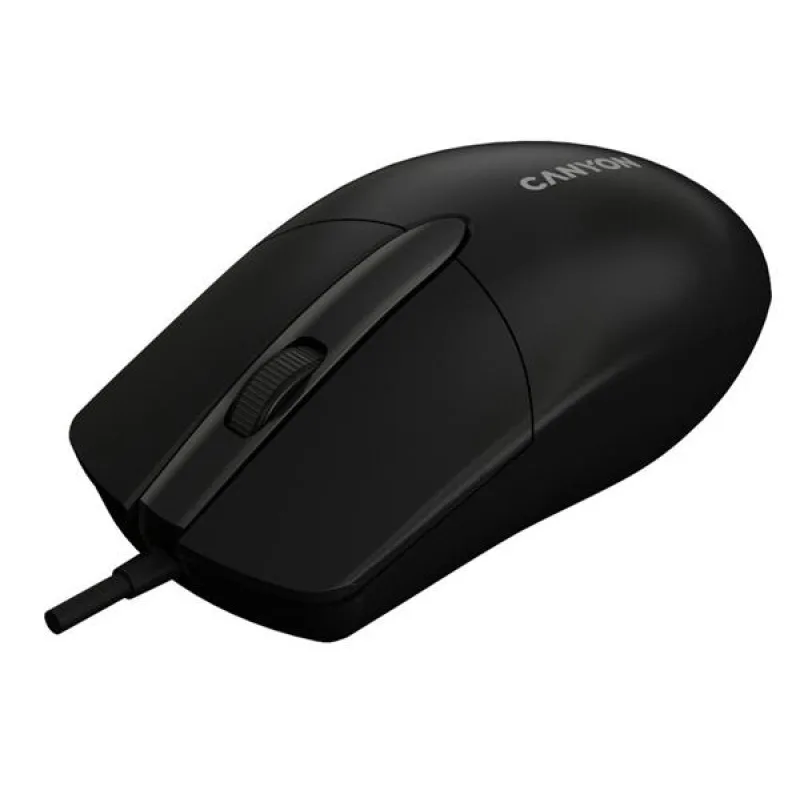 Canyon M-5, symetrická optická myš, USB, 1200 dpi, 3 tlačítka, čierna CNE…