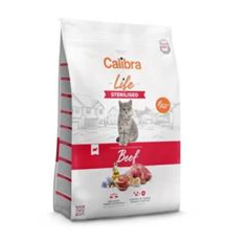 Calibra Cat Life Sterilised Beef 2x 6kg