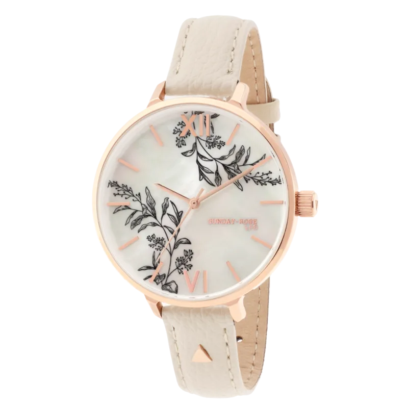 SUNDAY ROSE Dámské luxusní designové hodinky SUNDAY ROSE Spring SUN-S28