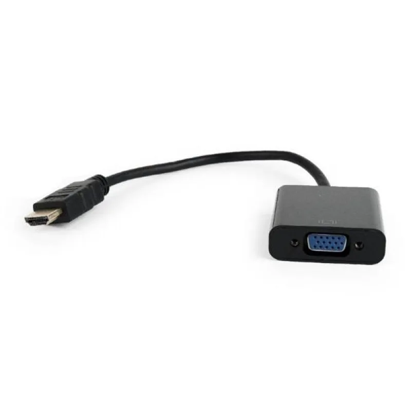 Gembird adaptér HDMI (M) na VGA (F), single port, kábel 0,15m, čierny…
