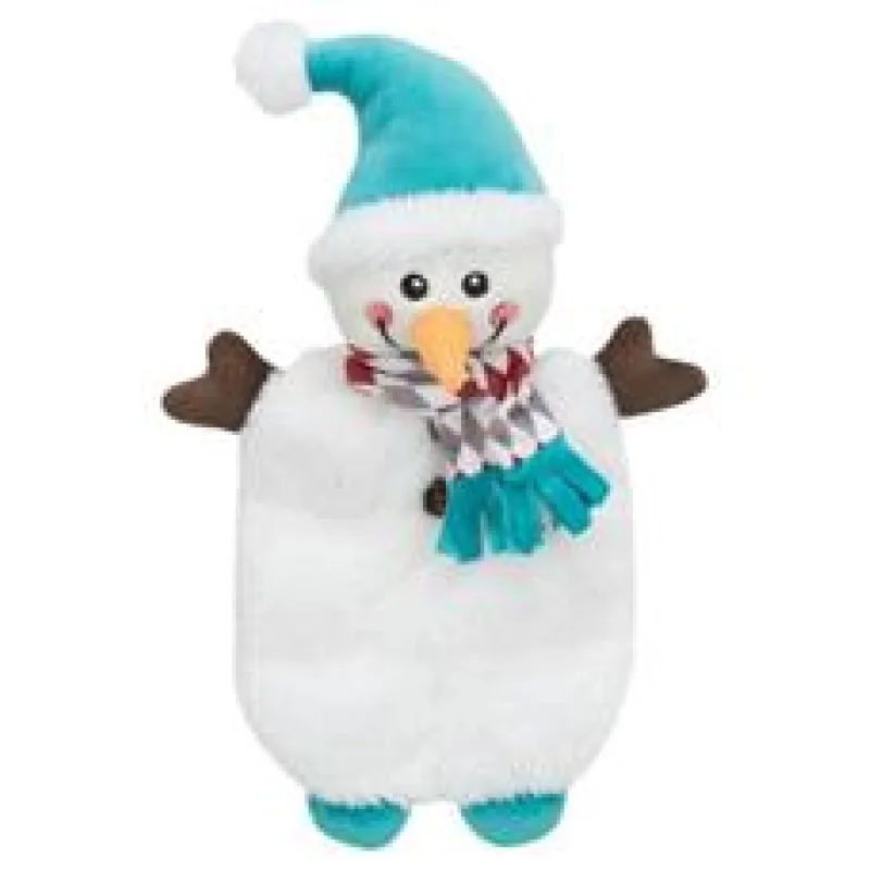 Xmas SNOWMAN, vánoční sněhulák, plyš bez výplně 31 cm