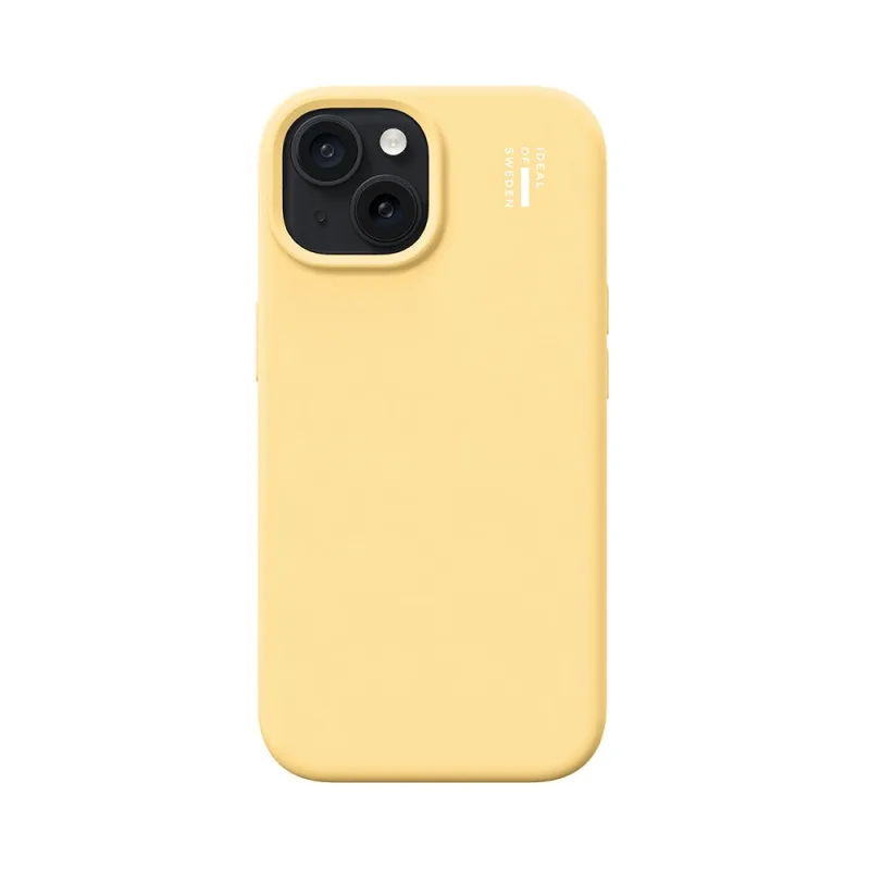 iDeal Silicone Case MagSafe iPhone 13/14/15/16e Soft Lemon IDSICMS-I2361S…
