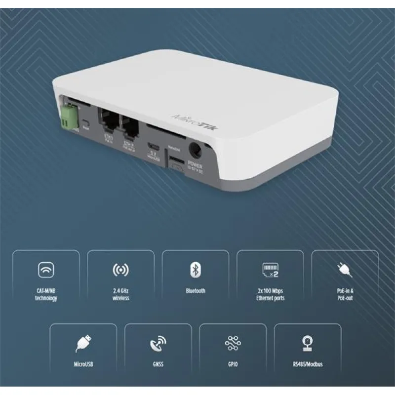 MIKROTIK KNOT IoT Gateway RB924i-2nD-BT5&BG77