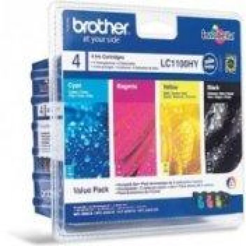 LC-1100HY VALBP (atrament multipack-čierna + tri farby) LC1100HYVALBP