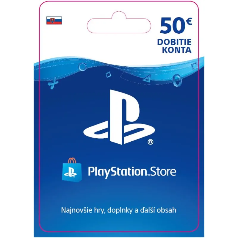 ESD SK - PS Store el. peněženka - 50 EUR ESD_SCEE-SK-00005000