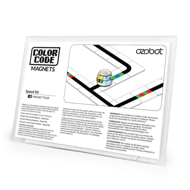 Ozobot sada magnetů s barevnými kódy pro ovládání rychlosti, 18 ks OZO…