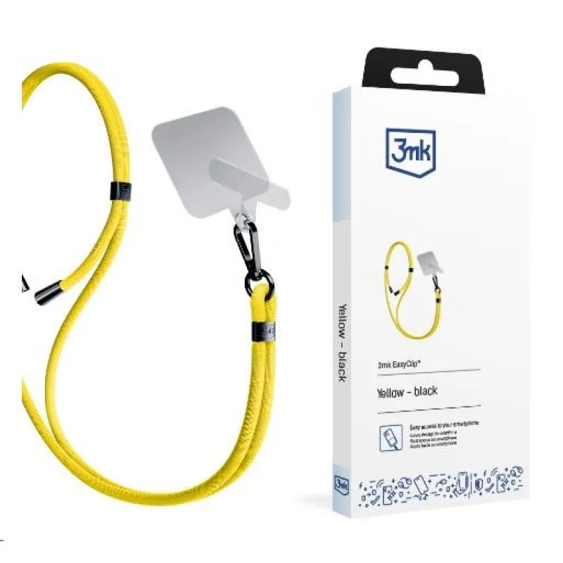 3mk EasyClip Yellow (black) 5903108568708